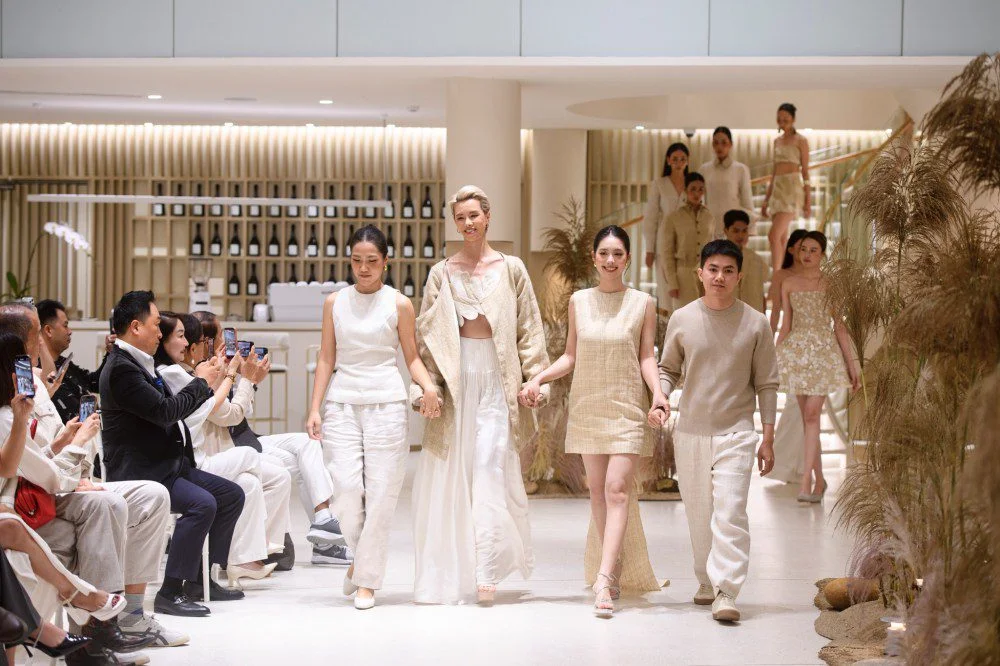 Chau Anh and Ha Kino Celebrate H'Mong Culture Through Sustainable Hemp Fashion