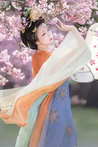 Qian Yue's Hanfu Elegance Amidst Cherry Blossoms: YiTuYu Vol.8674 Artistry - image 13