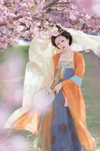 Qian Yue's Hanfu Elegance Amidst Cherry Blossoms: YiTuYu Vol.8674 Artistry - image 1