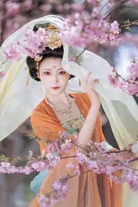 Qian Yue's Hanfu Elegance Amidst Cherry Blossoms: YiTuYu Vol.8674 Artistry - image 18