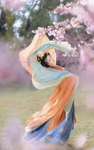 Qian Yue's Hanfu Elegance Amidst Cherry Blossoms: YiTuYu Vol.8674 Artistry - image 17