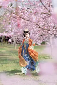 Qian Yue's Hanfu Elegance Amidst Cherry Blossoms: YiTuYu Vol.8674 Artistry - image 6