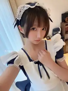 Coser NAGISA : Gentle Maid Charm Unveiled – Discover the Captivating Part02 Photo Collection - image 3