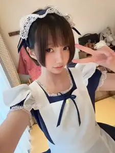Coser NAGISA : Gentle Maid Charm Unveiled – Discover the Captivating Part02 Photo Collection - image 1