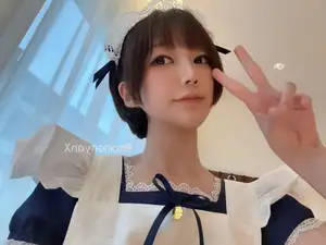 Coser NAGISA : Gentle Maid Charm Unveiled – Discover the Captivating Part02 Photo Collection - image 5