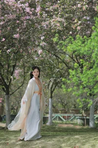 Ethereal Hanfu Beauty at Qunyu Mountain - YiTuYu Vol.8979 Tie Tie - image 5