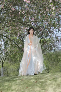 Ethereal Hanfu Beauty at Qunyu Mountain - YiTuYu Vol.8979 Tie Tie - image 7