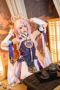Stunning Fu Xuan Cosplay by PoppaChan: High-Quality Honkai: Star Rail Master Diviner Photography and Video Collection (62P - 12V) - image 7