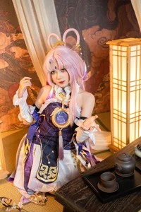 Stunning Fu Xuan Cosplay by PoppaChan: High-Quality Honkai: Star Rail Master Diviner Photography and Video Collection (62P - 12V) - image 4