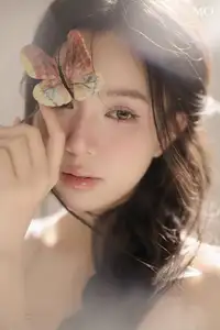 VGU No.195 Ethereal Beauty MO: Captivating Portrait of a Gentle Muse Amidst Romantic Flowers. - image 6