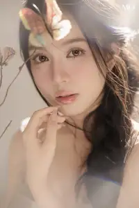 VGU No.195 Ethereal Beauty MO: Captivating Portrait of a Gentle Muse Amidst Romantic Flowers. - image 8