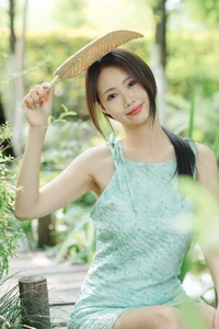 Sun-Kissed Mint Summer Aesthetics: Ka Bi for YiTuYu Art Language Vol.9302 Portrait Collection - image 13