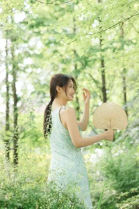 Sun-Kissed Mint Summer Aesthetics: Ka Bi for YiTuYu Art Language Vol.9302 Portrait Collection - image 12