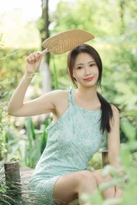Sun-Kissed Mint Summer Aesthetics: Ka Bi for YiTuYu Art Language Vol.9302 Portrait Collection - image 14