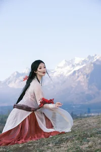 Artistic Portrait Photography Featuring Wan Jiang Ting: YiTuYu Art Language Vol.9215 – Elegant Aesthetic Visuals and Rouge-Inspired Beauty - image 7