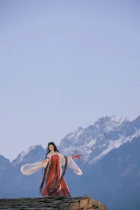 Artistic Portrait Photography Featuring Wan Jiang Ting: YiTuYu Art Language Vol.9215 – Elegant Aesthetic Visuals and Rouge-Inspired Beauty - image 10