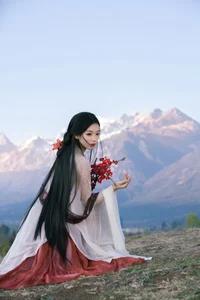Artistic Portrait Photography Featuring Wan Jiang Ting: YiTuYu Art Language Vol.9215 – Elegant Aesthetic Visuals and Rouge-Inspired Beauty - image 8