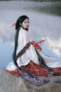Artistic Portrait Photography Featuring Wan Jiang Ting: YiTuYu Art Language Vol.9215 – Elegant Aesthetic Visuals and Rouge-Inspired Beauty - image 2