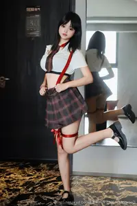 XiuRen No.10774 Xiao Ling: Captivating Schoolgirl Charm in an Intimate Setting - image 13