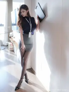 Elegant Office Style with Tian Ni in XiuRen No.10765: Sophisticated Secretary Fashion Aesthetic - image 15