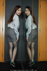 IESS Grey Skirt and Shiny Silk Stockings Collection Page 2 - image 1