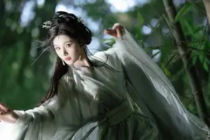 Yi Zhi Mu Yao Yao: Elegant Swordswoman in Bamboo Forest - YiTuYu Vol.8559 Art Language - image 0