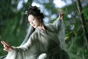 Yi Zhi Mu Yao Yao: Elegant Swordswoman in Bamboo Forest - YiTuYu Vol.8559 Art Language - image 10