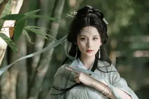 Yi Zhi Mu Yao Yao: Elegant Swordswoman in Bamboo Forest - YiTuYu Vol.8559 Art Language - image 7