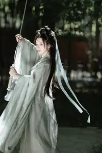 Yi Zhi Mu Yao Yao: Elegant Swordswoman in Bamboo Forest - YiTuYu Vol.8559 Art Language - image 11