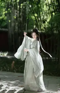 Yi Zhi Mu Yao Yao: Elegant Swordswoman in Bamboo Forest - YiTuYu Vol.8559 Art Language - image 6