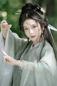 Yi Zhi Mu Yao Yao: Elegant Swordswoman in Bamboo Forest - YiTuYu Vol.8559 Art Language - image 5