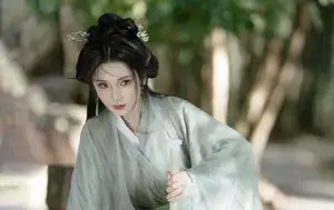 Yi Zhi Mu Yao Yao: Elegant Swordswoman in Bamboo Forest - YiTuYu Vol.8559 Art Language - image 2