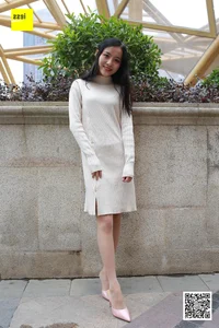 Urban Elegance: Wan Ping in Nude Stockings - IESS SiXiangJia 151 Street Style - image 2
