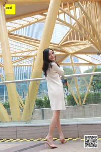 Urban Elegance: Wan Ping in Nude Stockings - IESS SiXiangJia 151 Street Style - image 12