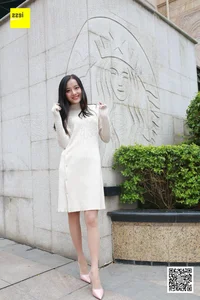 Urban Elegance: Wan Ping in Nude Stockings - IESS SiXiangJia 151 Street Style - image 79