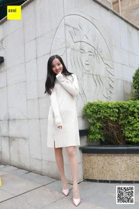 Urban Elegance: Wan Ping in Nude Stockings - IESS SiXiangJia 151 Street Style - image 74
