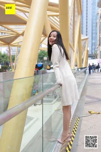 Urban Elegance: Wan Ping in Nude Stockings - IESS SiXiangJia 151 Street Style - image 1