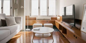 Modern 1960s Apartment Renovation into Flexible Studio and Living Space - image 9