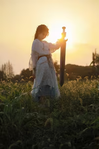 YiTuYu Vol.8273: Chun Yu – Ethereal Wuxia Beauty and Serene Warrior at Sunset - image 19