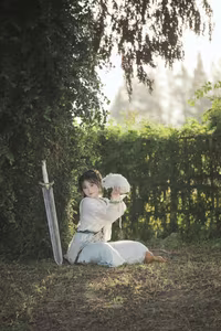 YiTuYu Vol.8273: Chun Yu – Ethereal Wuxia Beauty and Serene Warrior at Sunset - image 14