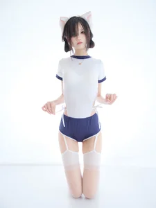 Stunning Wu Geng Bai Gui Gym Uniform Cosplay: Adorable Cat Ear Aesthetic and Sporty Anime Look for Your Next Inspiration - image 7