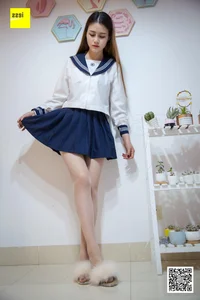 Elegant Stocking Fashion Photography: IESS 297 Featuring Model Jiu Mei in a Charming Schoolgirl Theme - image 20