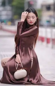 Elegant Modern Ao Dai Beauty Captivates on City Streets | Graceful & Alluring 1000025274 - image 8