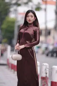 Elegant Modern Ao Dai Beauty Captivates on City Streets | Graceful & Alluring 1000025274 - image 12