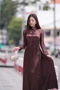 Elegant Modern Ao Dai Beauty Captivates on City Streets | Graceful & Alluring 1000025274 - image 16