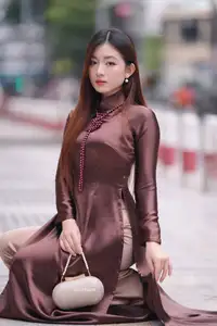 Elegant Modern Ao Dai Beauty Captivates on City Streets | Graceful & Alluring 1000025274 - image 21