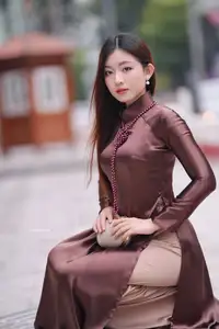 Elegant Modern Ao Dai Beauty Captivates on City Streets | Graceful & Alluring 1000025274 - image 13