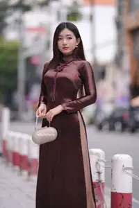 Elegant Modern Ao Dai Beauty Captivates on City Streets | Graceful & Alluring 1000025274 - image 19