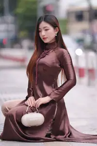 Elegant Modern Ao Dai Beauty Captivates on City Streets | Graceful & Alluring 1000025274 - image 11