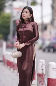 Elegant Modern Ao Dai Beauty Captivates on City Streets | Graceful & Alluring 1000025274 - image 3